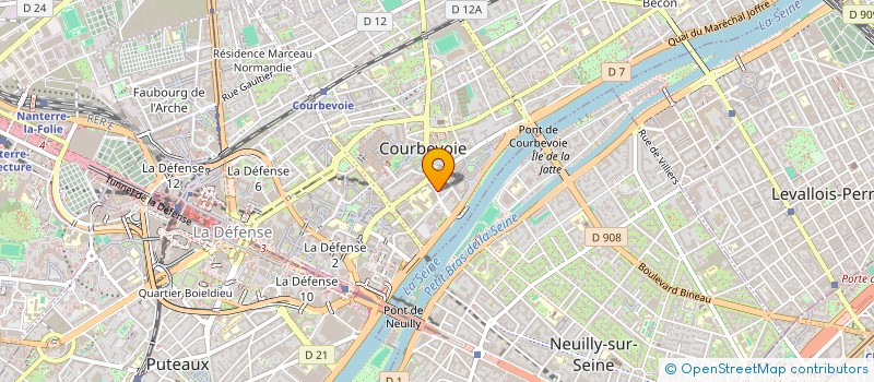 localisation de l'entreprise AMALGAM GRAPHIC à COURBEVOIE