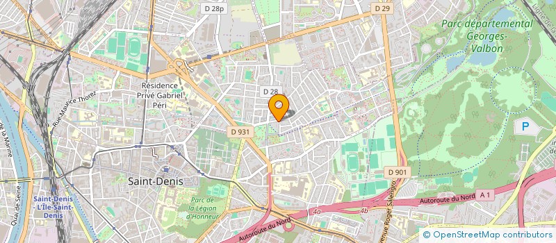 localisation de l'entreprise AMALGAME à SAINT-DENIS