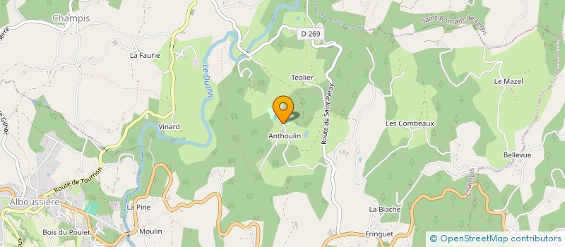 localisation de l'entreprise AMALGAME  CHAMPIS