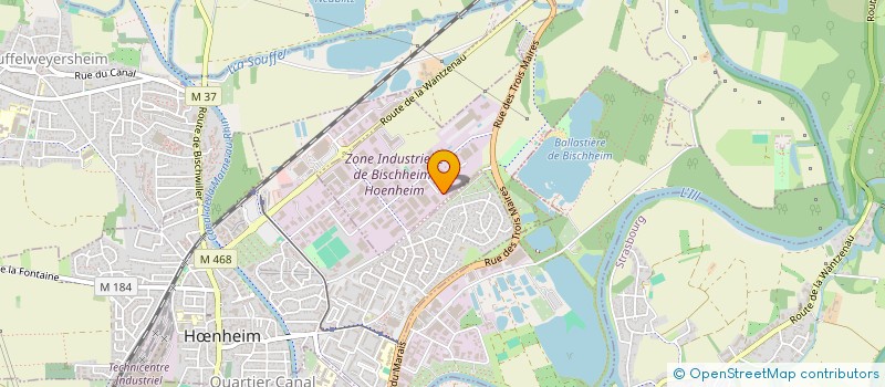 localisation de l'entreprise AMALGAME IMPRESSION  BISCHHEIM