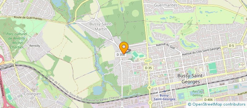 localisation de l'entreprise AMALGAMME  BUSSY-SAINT-GEORGES