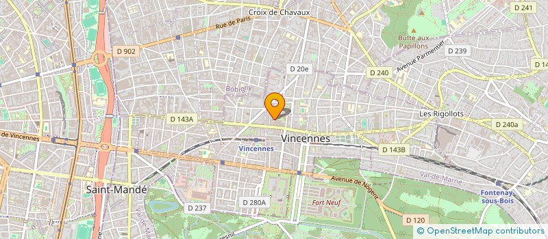 localisation de l'entreprise AMALGAMMES à VINCENNES