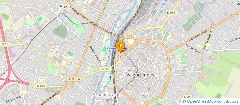 localisation de l'entreprise AMALI SERVICES à VALENCIENNES
