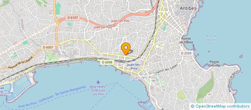 localisation de l'entreprise AMALIA à ANTIBES