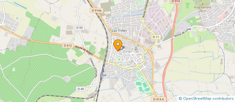 localisation de l'entreprise AMALIA  ELNE