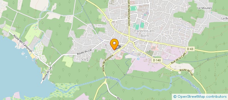 localisation de l'entreprise AMALIA  PARENTIS-EN-BORN