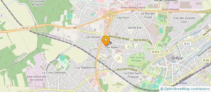 localisation de l'entreprise AMALIA LE COEUR à DREUX