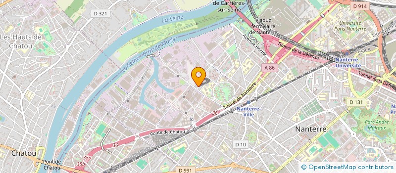 localisation de l'entreprise AMALIA LOCATIONS BENNES à NANTERRE