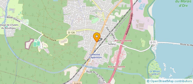 localisation de l'entreprise AMALIE  LABENNE