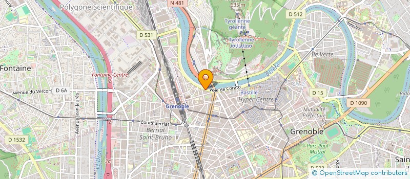 localisation de l'entreprise AMALIKA EURL  GRENOBLE