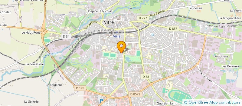 localisation de l'entreprise AMALISE  VITRE
