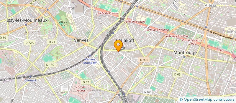 localisation de l'entreprise AMALO à MALAKOFF