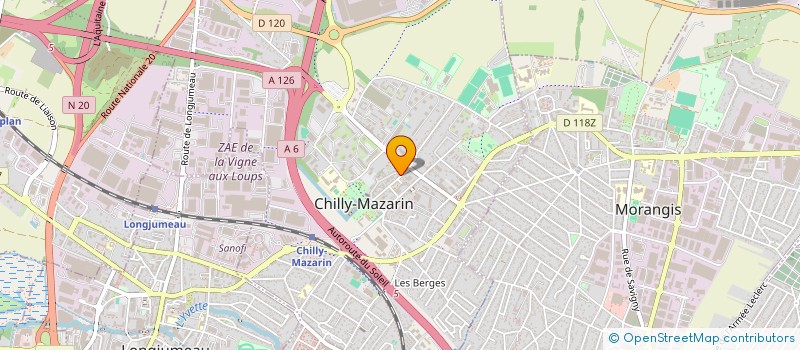 localisation de l'entreprise AMALOA à CHILLY-MAZARIN