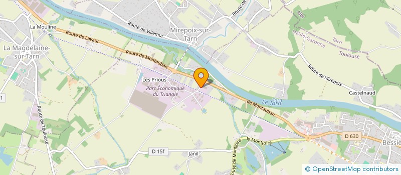 localisation de l'entreprise AMALOC  BESSIERES