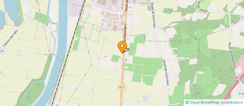 localisation de l'entreprise AMALOC FLASH  CHATEAUNEUF-DU-RHONE