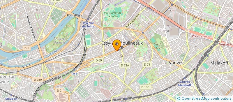 localisation de l'entreprise AMALODISTRIB à ISSY-LES-MOULINEAUX