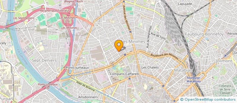 localisation de l'entreprise AMALOG & FAMILY  TOULOUSE