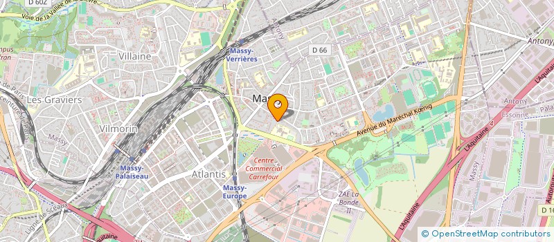 localisation de l'entreprise AMALORIS à MASSY