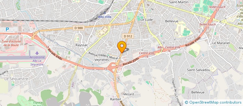 localisation de l'entreprise AMALRIC à ALBI