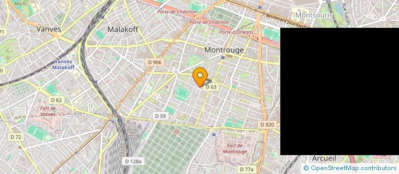 localisation de l'entreprise AMALRIS  MONTROUGE