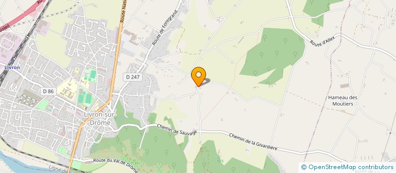 localisation de l'entreprise AMALTHE  LIVRON-SUR-DROME