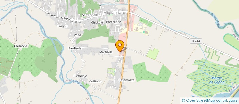 localisation de l'entreprise AMALTHEA à PRUNELLI-DI-FIUMORBO
