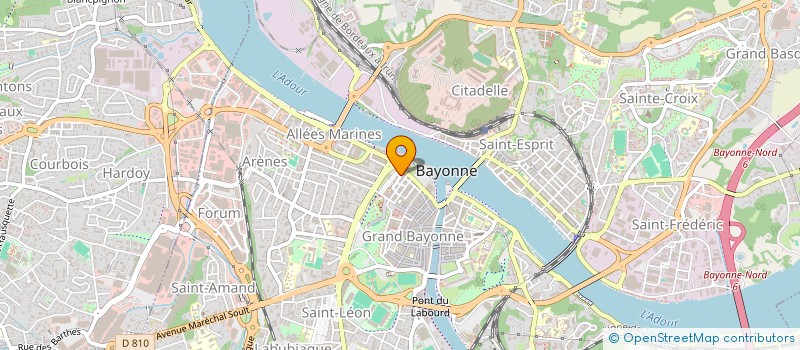 localisation de l'entreprise AMALTHEA SA à BAYONNE