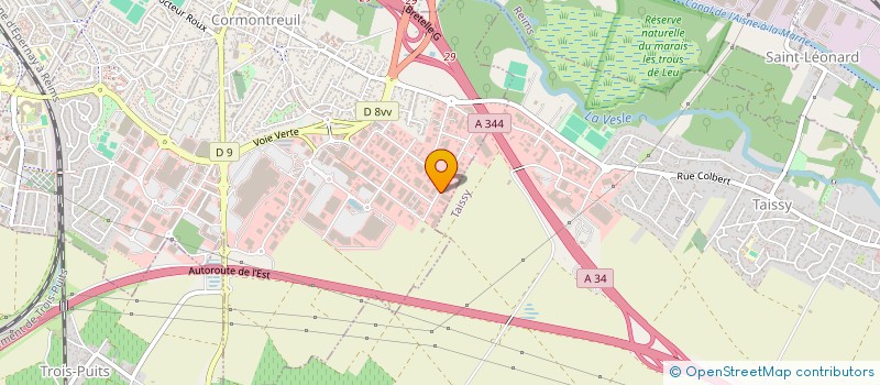 localisation de l'entreprise AMALTHEE  CORMONTREUIL