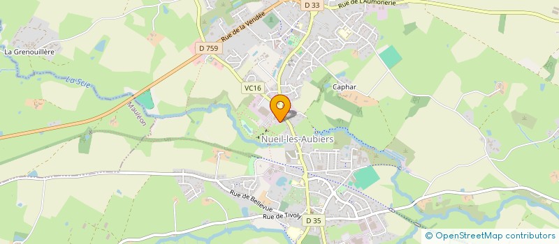 localisation de l'entreprise AMALTHEE  NUEIL-LES-AUBIERS