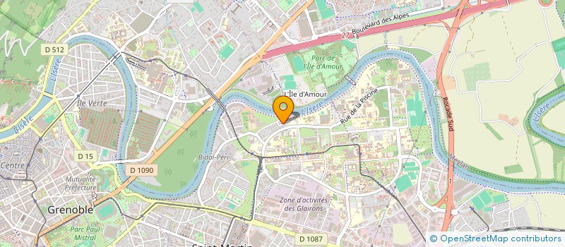 localisation de l'entreprise AMALTHEE  SAINT-MARTIN-D'HERES