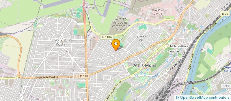 localisation de l'entreprise AMALTHEE  ATHIS-MONS