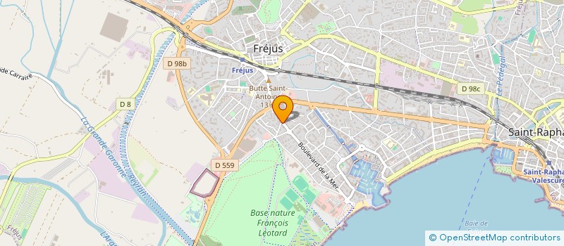 localisation de l'entreprise AMALTHEE FORMATIONS à FREJUS