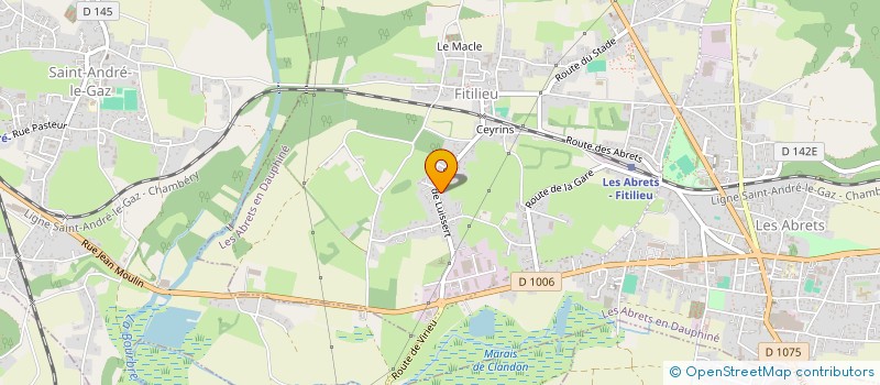 localisation de l'entreprise AMALTHEE HOLDING  LES ABRETS-EN-DAUPHINE