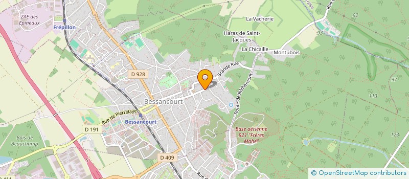 localisation de l'entreprise AMALTHEIA CONSEIL  BESSANCOURT