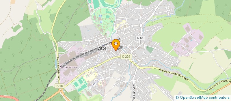 localisation de l'entreprise AMALUCE à VITTEL