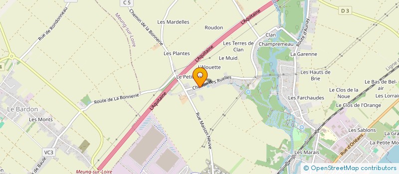 localisation de l'entreprise AMALUD  MEUNG-SUR-LOIRE