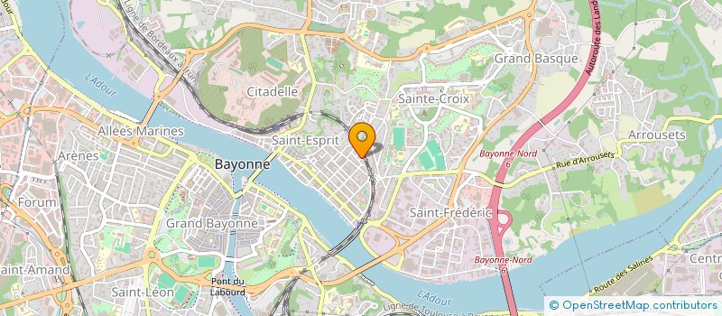 localisation de l'entreprise AMALUR à BAYONNE