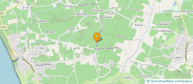 localisation de l'entreprise AMALYS  PLASSAC