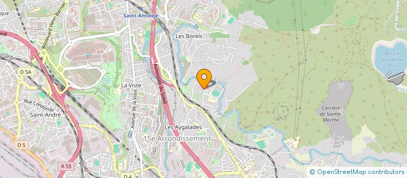 localisation de l'entreprise AMAM à MARSEILLE