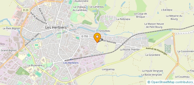 localisation de l'entreprise AMAMA à LES HERBIERS