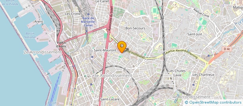 localisation de l'entreprise AMAN à MARSEILLE