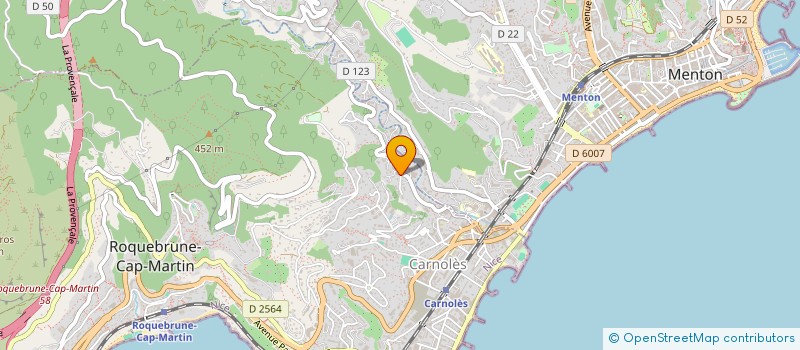 localisation de l'entreprise AMAN à ROQUEBRUNE-CAP-MARTIN