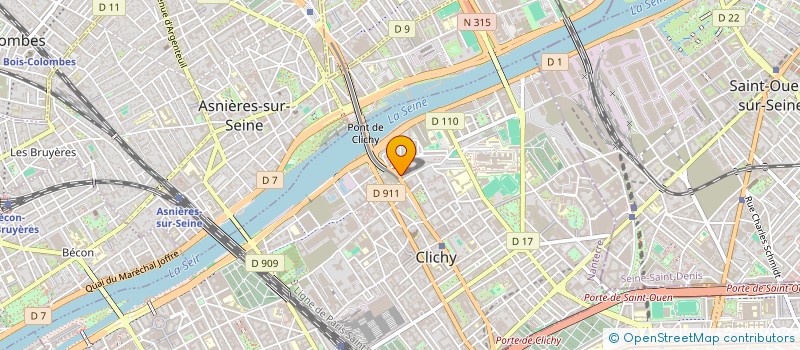 localisation de l'entreprise AMANA à CLICHY