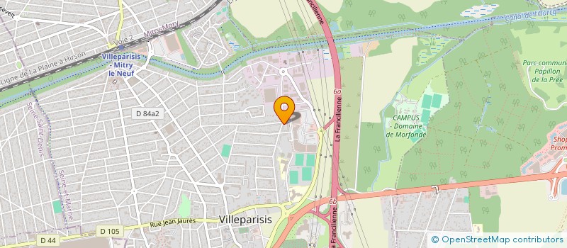 localisation de l'entreprise AMANA 7 TRANSPORT à VILLEPARISIS