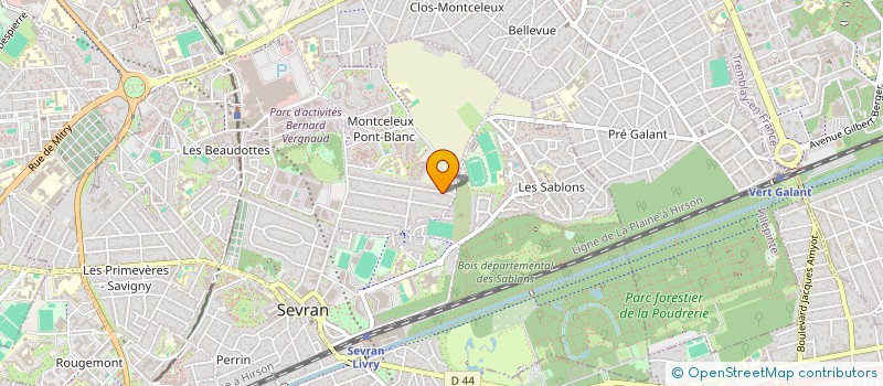 localisation de l'entreprise AMANA à SEVRAN