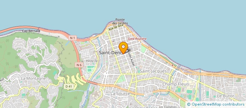 localisation de l'entreprise AMANA à SAINT-DENIS