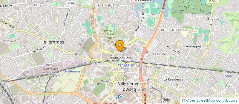 localisation de l'entreprise AMANA à VILLENEUVE-D'ASCQ