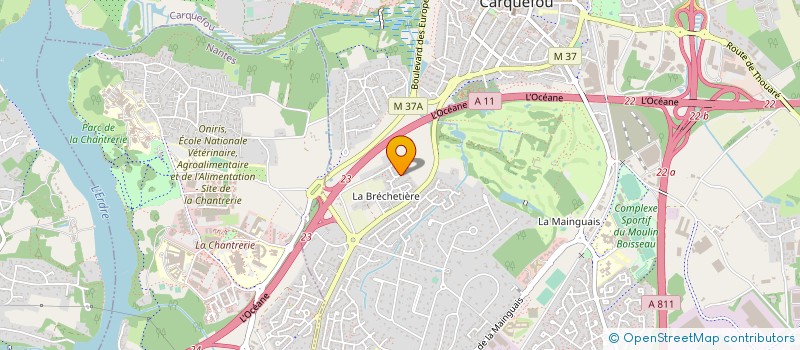 localisation de l'entreprise AMANA DELIVERY à CARQUEFOU