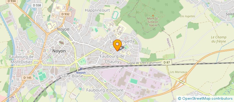 localisation de l'entreprise AMANA DISTRIBUTION  NOYON