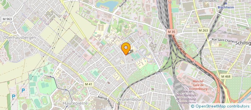 localisation de l'entreprise AMANA EXPRESS  STRASBOURG